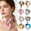 Khăn quàng cổ CATMALLER88, Khăn lụa nhẹ thoáng khí, Khăn mỏng mềm mại đa năng nghệ thuật thanh lịch mùa hè