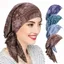 PYCOU Gió Cotton Mũ Bandana, Bohemia Thường Ngày In Hoa Turban, Mũ Ngủ Mùa Xuân Chất Lượng Cao Beanies Headwrap Nữ Quốc Gia