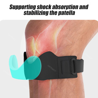 1 Dây Đeo Đầu Gối Patella Tendon - Giảm Đau Đầu Gối & Ổn Định Patella Nẹp Hỗ Trợ Cho Nhảy Đầu Gối, Chạy Bộ, Đi Bộ Đường Dài