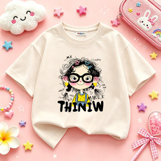 Áo thun bé gái áo phông cộc tay cổ tròn siêu xinh chất cotton mềm nhẹ thoáng mát cho bé 1-10 tuổi