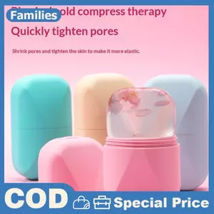 Con lăn đá mặt cho da trẻ trung Máy mát xa chống bọng mắt và mặt Dụng cụ mát mẻ làm dịu da mặt để chăm sóc da mặt tại nhà