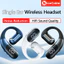 Tai nghe Bluetooth 6.0 một tai Màn hình kỹ thuật số LED 180°Xoay Tai Trái Và Phải Đa Năng Giảm Tiếng Ồn Sâu IPX6 Tai Nghe Bluetooth Không Dây Thể Thao Chống Nước