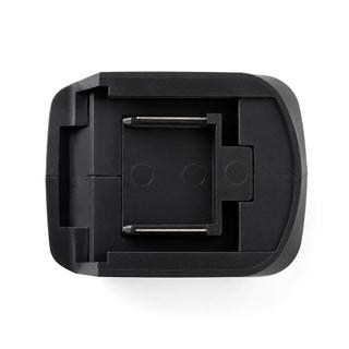 Bộ chuyển đổi pin Lithium ROLY, Bộ chuyển đổi pin đế bằng nhựa 2 trong 1, Phụ kiện dụng cụ điện 18V Tua vít cờ lê