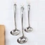 Dày Thép Không Gỉ Thìa Canh Rây Kích Thước Lớn Nhỏ Súp Congee Tay Cầm Dài Thìa Hộ Gia Đình Nhà Bếp Lẩu Rây Lọc UBQR