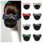 FUJIOU Hàn Quốc Bun Snood, Ballet Dancing Hairnet Nữ Kẹp Mùa Xuân Có Thể Tháo Rời Nơ Tóc Bun, Tạo Kiểu Scrunchie Pack Kẹp Tóc Đuôi Ngựa Kẹp Tóc Hairgrips Bao Lưới Tiếp Viên Hàng Không