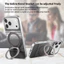 360 Chân Đế Xoay Từ Tính Sợi carbon Ốp Lưng Điện Thoại iPhone 17 Pro Max 16 Plus 15 14 13 Thoải Mái Cầm Chân Đế Bao