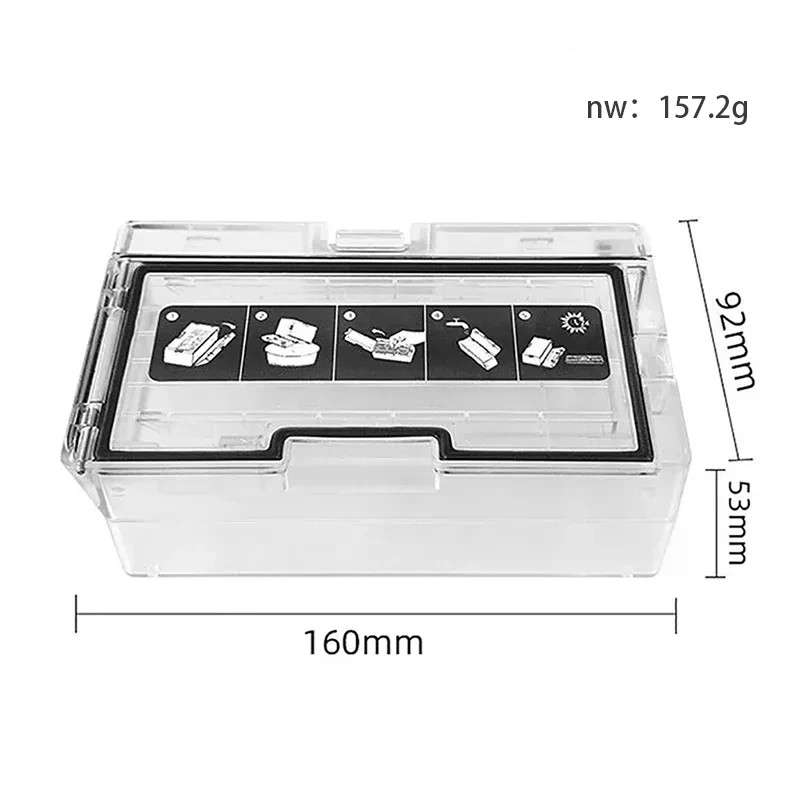 Bàn Chải Bên Chính Cây Lau Nhà Hepa Lọc Bụi Túi Vệ Sinh Cán Bàn Chải Roborock S7 Maxv Ultra S7 Pro Ultra Robot Hút Chân Không Phụ Kiện