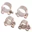 Thép không gỉ 304 Kẹp ống mạnh mẽ Ống xả Nước không khí Niêm phong bền bỉ Dụng cụ hàn sửa chữa sức mạnh mạnh mẽ