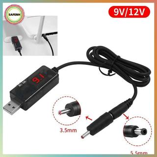 Cáp chuyển đổi tăng tốc USB SAFENH 5V sang 9V / 12V với đầu nối 3,5x1,35mm VN