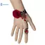 Kudosation Thời Trang Gothic Gothic Gothic Retro Vintage Hoa Ma Cà Rồng Dép Hoa Hồng Ren Vòng Tay Đẹp