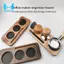51 mm Gỗ Cà Phê Tam Giác Trạm Đứng Cà Phê Portafilter Giá Đỡ Ép Đứng Espresso Phân Phối Đòn Bẩy Giá Đỡ
