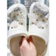 chram dép cross charm dép to charm dép crocs Phong Cách Mới Lỗ Giày Phụ Kiện Giày Hoa Thích Hợp Cho Crocs Ngọc Trai Hoa Nơ Trang Trí Dopamine