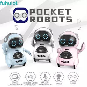 Robot bỏ túi FUHUIOT, Hát nhảy múa Nhận dạng giọng nói Robot tương tác nói chuyện, Bé trai Bé gái Robot thông minh Truyền thông Câu chuyện kể Robot Mini Đồ chơi trẻ em