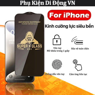 Kính cường lực iPhone chống nhìn trộm HD 9H cho iPhone 17 Air 16 15 14 13 12 11 Pro Max X XS XR