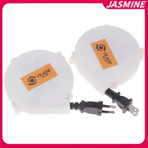 JASMINE Tự Động Có Thể Thu Vào Điện Cuộn Dây 220v Cắm Trại Dây Điện Cuộn Dây Cáp Tay US EU Cắm Cuộn Cáp 1.6m JASMINE