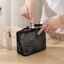 TRTR Lưới Trong Suốt Túi Đựng Mỹ Phẩm Nhỏ Lớn Bla Túi Trang Điểm Di Động Du Lịch Vệ Sinh Tổ Chức Hộp Đựng Lipsti Túi Bảo Quản VN