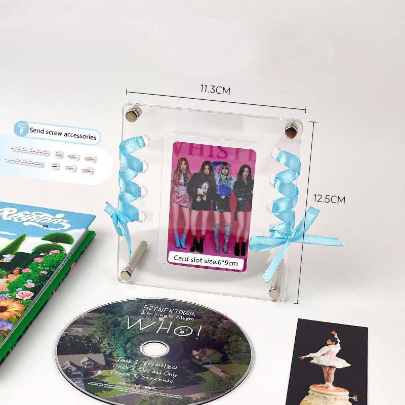 [MAKY] Khung Giá Đỡ Hình CD Trong Suốt Acrylic Khung Ảnh Photocard Giá Đỡ Thần Tượng Bưu Thiếp Bảo Vệ Trang Trí Phòng VN