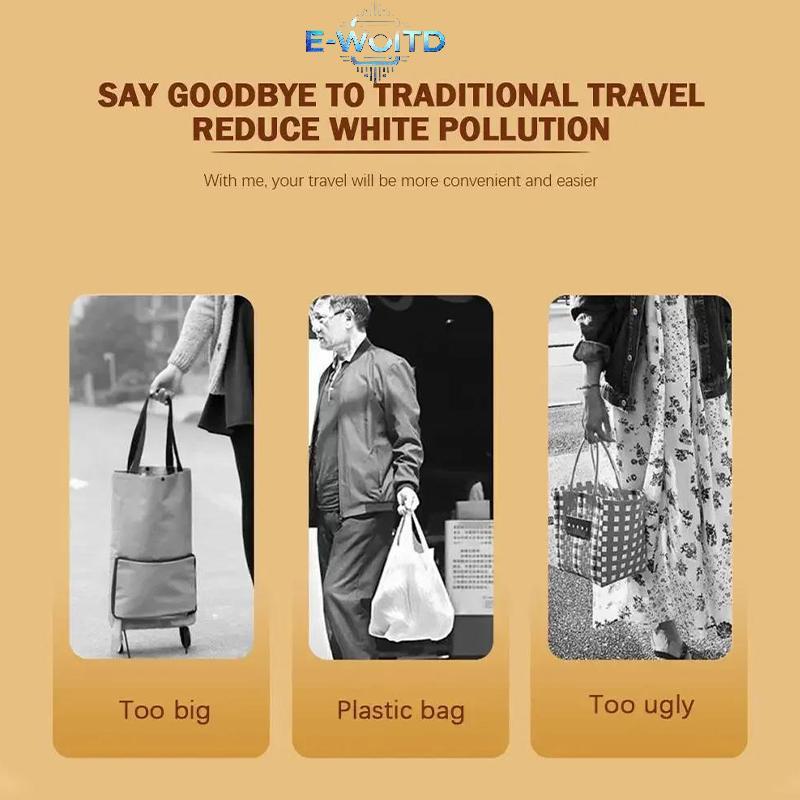 E-WOITD Dung Tích Lớn Có Thể Gập Lại Túi Du Lịch Chống Thấm Nước Bảo Quản Tote Cho Bãi Biển Thể Dục Hãng Hàng Không Mang Theo Hành Lý E-WOITD