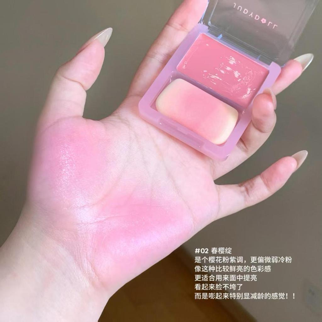 JUDYDOLL Cream Blush – Hiệu Ứng Má Hồng Trong Trẻo, Chất Kem Mịn, Tạo Gương Mặt Tươi Tắn Tự Nhiên