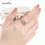 AqToCna Anime Tian Guan Ci Fu Nhẫn Thiên Đường Chính Thức Phước Lành Hua Cheng Xie Lian Có Thể Điều Chỉnh Unisex Cặp Đôi Nhẫn Phụ Kiện Trang Sức Quà Tặng AqToCna