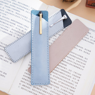 Hộp đựng bút đài phun nước cổ điển đơn giản Handmade Crazy Horse Cowhide Made