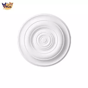 Huy chương trần trang trí Chất liệu PU Đèn cố định Đĩa hoa hồng tròn cổ điển để trang trí phòng trong nhà thanh lịch