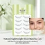 Lông mi dưới tự nhiên Sợi tổng hợp không thấm nước C21 Curl 7-9mm Lông mi giả màu đen