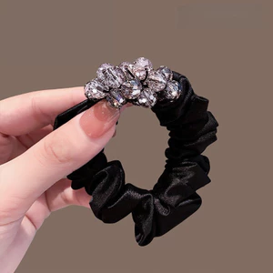 MAUROPOLI Ánh Sáng Pha Lê Tím Dây Buộc Tóc Cao Cấp Cảm Giác Buộc Tóc Dây Cao Su Cùng Phong Cách Siêu Cổ Tích Tính Khí Đơn Giản Tất Cả-
