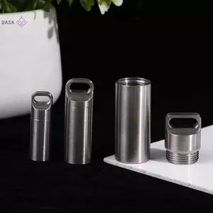 Hộp đựng thuốc chống nước Mini Titan Hộp đựng thuốc di động Hộp đựng thuốc