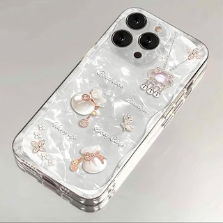Ốp lưng túi tiền may mắn, chống sốc phong cách nữ tính sang trọng Bảo Vệ Camera Cấp iPhone 17/16/15/14/13/12/11/X/XS Max