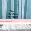 Cờ bàn voan GILL, 75 × 300cm / 75 × 100cm Vải voan vải tuyn Table Runner, Bán trong suốt Sheer Drapes Phong cách Châu Âu Trang trí bàn cưới cho bé