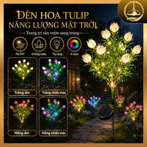 Đèn Sân Vườn Năng Lượng Mặt Trời Ngoài Trời, Hình Hoa Gardenia, Chống Nước IP54, Trang Trí Vườn, Sân Vườn Và Khu Du Lịch