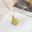 Vòng cổ mặt dây chuyền hình ảnh AWNGD, Thép titan trang trí có thể mở được, Khung mở sang trọng Vòng cổ khóa không phai màu cho nữ