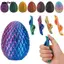 Đồ chơi Fidget trứng trượt SMILE, Trứng rồng Fidget xoắn ốc in hình xoắn ốc, Đồ nhồi bông giỏ lễ Phục sinh xoay giảm căng thẳng vui nhộn dành cho người lớn và trẻ em