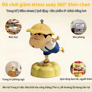 Shin-chan Đa Năng, Xoay 360° Trang Trí Xe & Bàn, Đồ Chơi Handmade Anime, Món Quà Tặng Ý Nghĩa Cho Bạn Bè