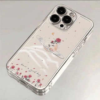 Ốp Lưng Cho Infinix Tecno Pova 2 3 4 5 6 Pro 7 Camon 40 Pro 5G POP 5 LTE Vỏ Điện Thoại Bướm Hồng Và Tím Hoa Tulip Silicon Dễ Thương Trong Suốt Họa Tiết TPU Mềm Trong Suốt