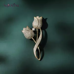 AqToCna Tính Khí Hoa Trâm Thiết Kế Niche Cao Cấp Tinh Tế Pin Tính Khí Phù Hợp Với Corsage AqToCna