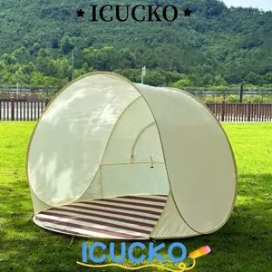 Lều che nắng ICUCKO, Lều cắm trại chống tia cực tím bật lên tự động, Thiết lập tức di động cho 2-4 người Lều dã ngoại đi biển