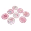 SMILE 8 Chiếc Kim Cương Giả Tranh Đế Lót Ly, Dính Mạnh Mẽ Hoạt Hình Coaster Kim Cương Giả Bộ Nghệ Thuật, Miếng Dán Kim Cương Thêu Nhựa Hồng Kim Cương Nghệ Thuật Đế Lót Ly Gia Đình DIY