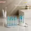 HFSHY Kích Thước Du Lịch Chai Vệ Sinh Bộ Chống Rò Rỉ 4 Trong 1 Hộp Đựng Mỹ Phẩm Có Thể Đổ Lại Để Mang Theo Người Tổ Chức Lưu Trữ VN