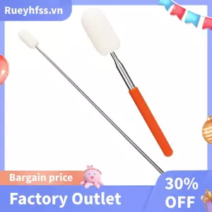 2 Chiếc Kính Thiên Văn Miếng Bọt Biển Dính Cho Đồ Gốm, Có Thể Thu Vào Gốm Bùn Dụng Cụ Đất Sét Bọt Biển Trên Gậy Có Tay Cầm