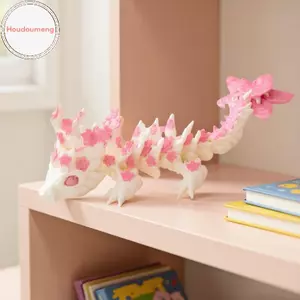 Hodou 3D In Hình Tình Yêu Hoa Anh Đào Rồng Di Chuyển Khớp Rồng Mẫu Quà Tặng Trang Trí Phong Cảnh Thủ Công VN