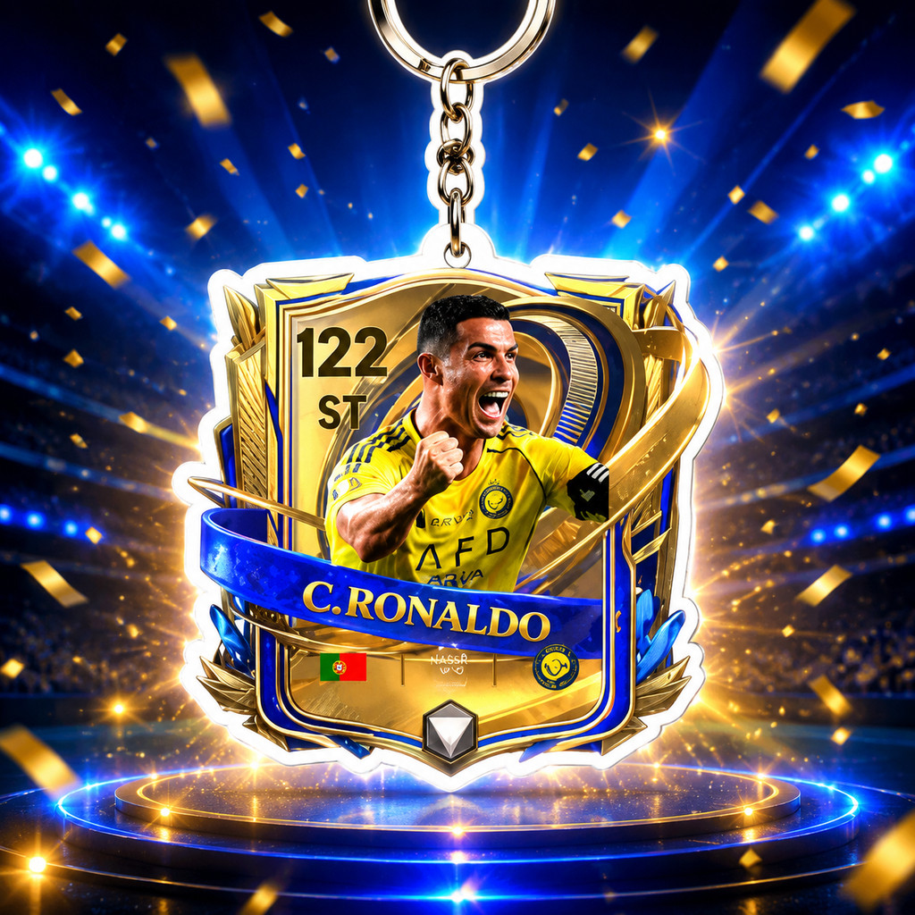 UTOTY26 RONALDO 122 MÓC KHOÁ CẦU THỦ -TRÍ DECOR SHOP