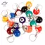 HFTOY Mini Bi-a Hình Móc Khóa Các Loại Bi-a Nhiều Màu Sắc Bể Bơi Bóng Nhỏ Móc Khóa Sáng Tạo Treo Trang Trí ~