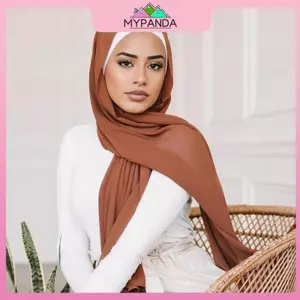 MYPANDA Ramadan Hồi giáo Voan Hijabs dành cho phụ nữ Khăn trùm đầu màu trơn Khăn choàng dài Khăn choàng mỏng thoáng khí quấn đầu Khăn trùm đầu Hijabs.