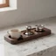 Đế Tam Giác Bằng Gỗ Họa Tiết Lót Espresso Bảng Bảo Quản Tam Giác Giá Đỡ Ban Ba Cắt Portafilter Giá Đỡ Trạm