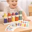 Đồ chơi phân loại màu gỗ SRVN Phong cách Montessori Đồ chơi học tập sớm Tăng cường kỹ năng vận động tinh xảo cho trẻ mới biết đi 2 3 4 tuổi Chơi ở nhà.