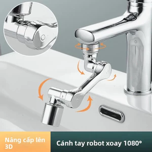 Đầu nối vòi đa chức năng VN, chống bắn nước, Tay cầm cơ gia đình, Vòi bếp có thể thu vào, Xoay 360 độ.