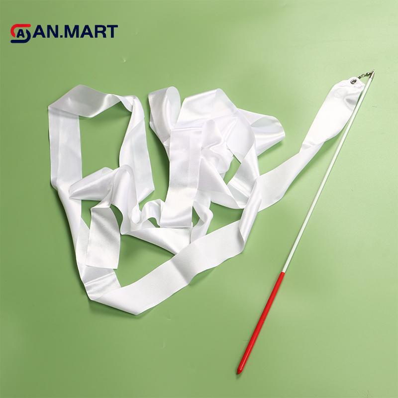 AN.MART 4M Nhiều Màu Sắc Tập Gym Khiêu Vũ Ruy Băng Nhịp Điệu Cô Gái Nghệ Thuật Thể Dục Ba Lê Streamer Cần Xoay Cầu Vồng Sti Huấn Luyện Thể Thao VN