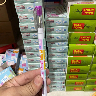 (Hộp 12 Cây) Bút Bi Gel Xóa Được Stacom GP105E 0.5mm – Viết Mượt, Xóa Dễ, Tiện Lợi Cho Học Tập